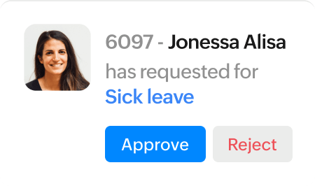 Leave approval in Itsws People